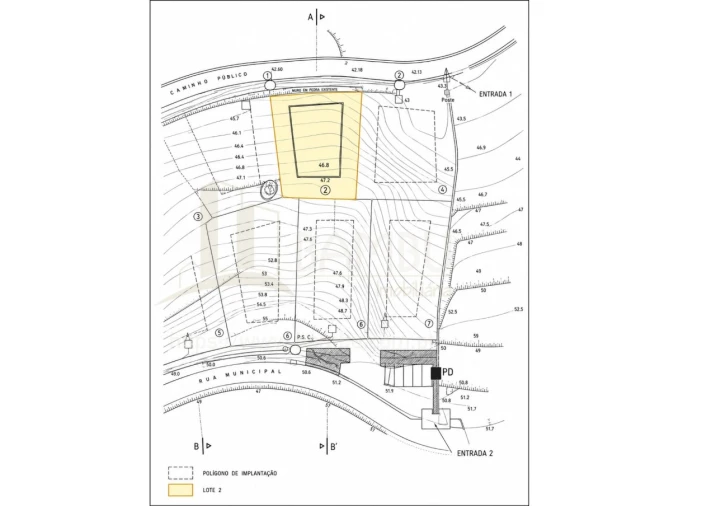 Terreno para Venda em Caminha (Matriz) e Vilarelho Planta 1