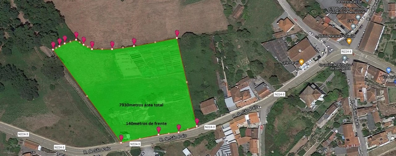 Terreno para Venda em Pinheiro da Bemposta, Travanca e Palmaz Planta 1