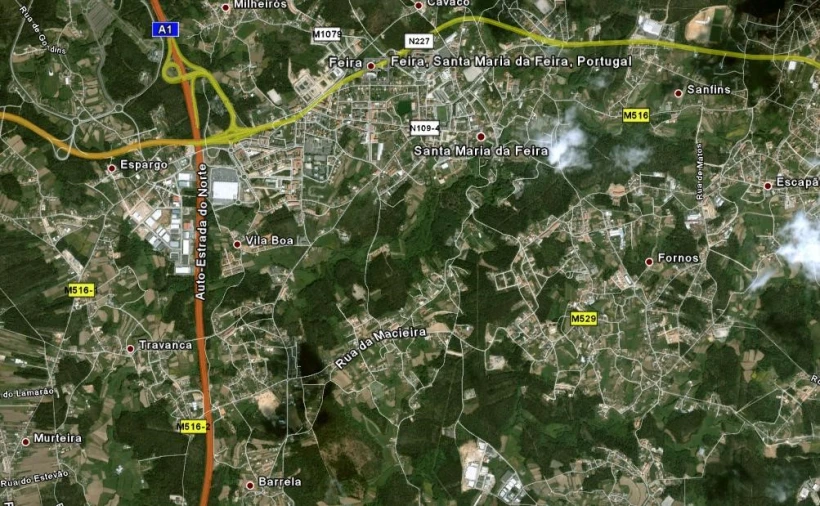 Terreno para Venda em Lobão, Gião, Louredo e Guisande Planta 1