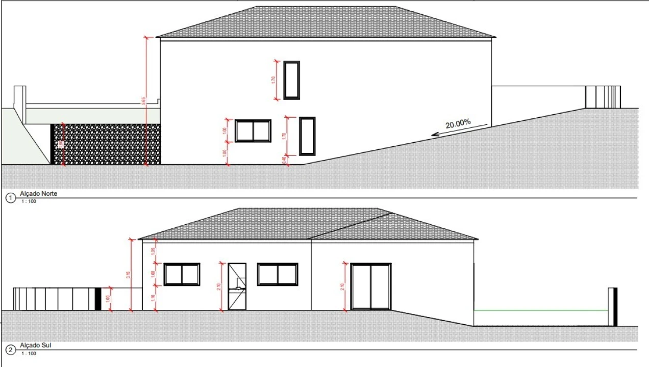 Terreno para Venda em Santa Maria, São Pedro e Sobral da Lagoa Planta 5