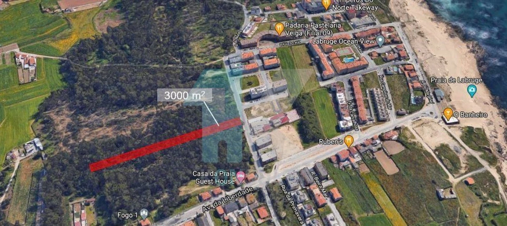 Terreno para Venda em Labruge Foto 2