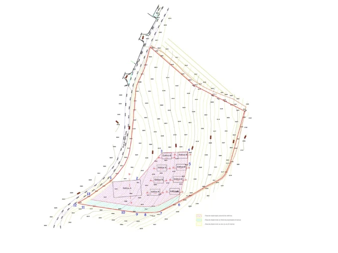 Terreno para Venda em Lamas e Cercal Planta 1