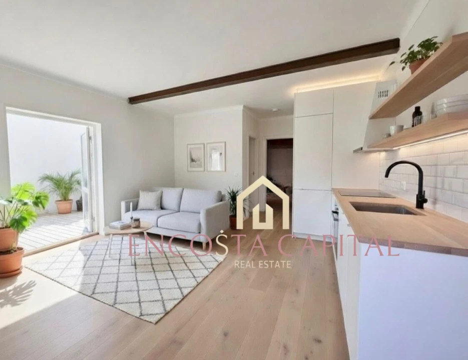 Apartamento T1 para Venda em Carcavelos e Parede Foto 1