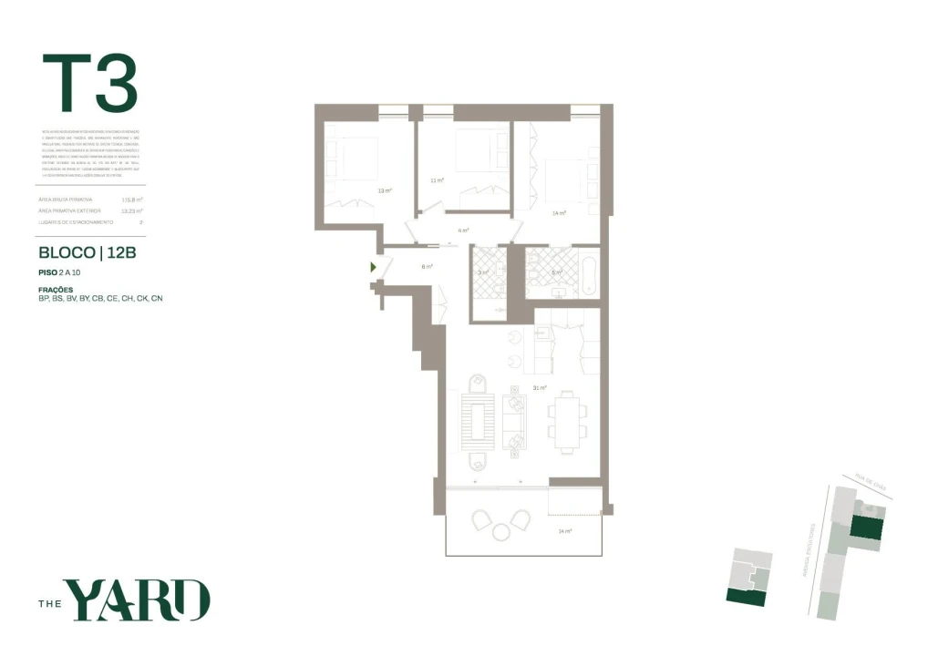Apartamento T3 para Venda em Santa Marinha e São Pedro da Afurada Foto 29