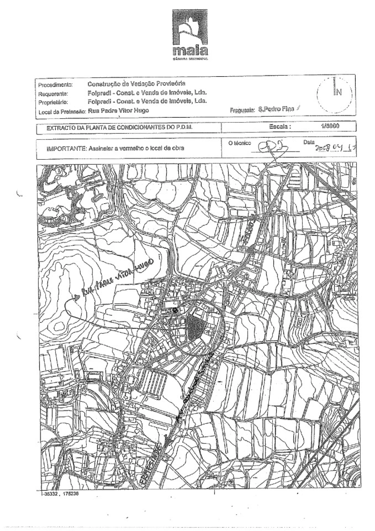 Terreno para Venda em Folgosa Planta 2