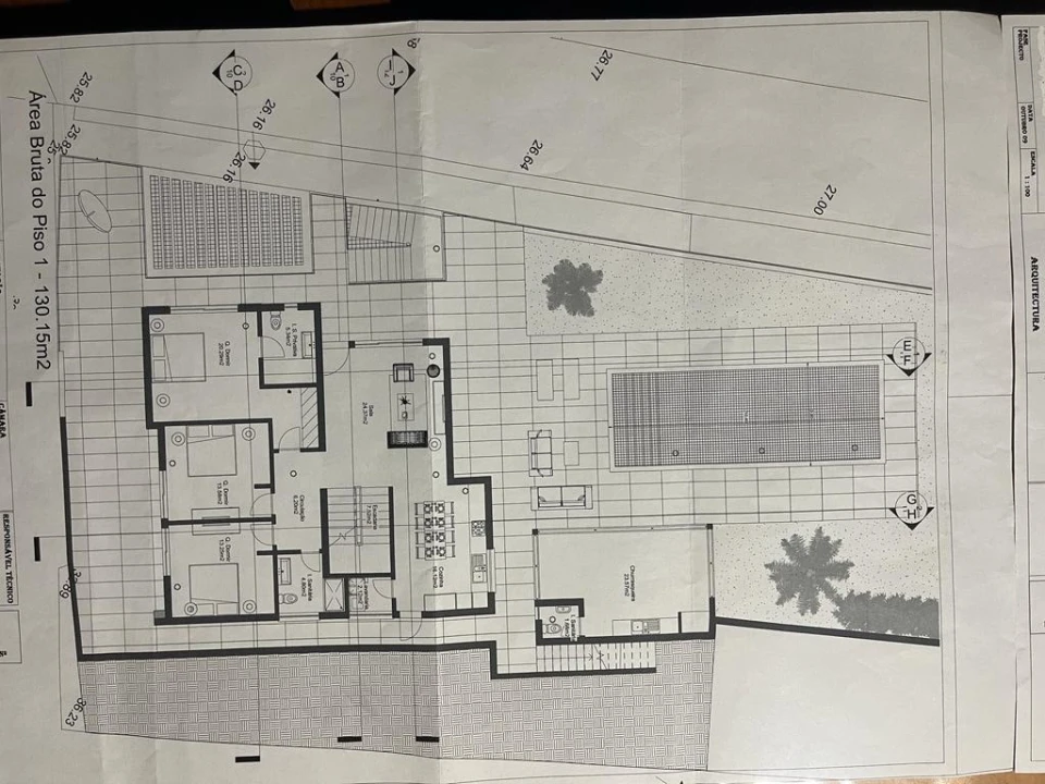 Moradia T4 para Venda em Paul do Mar Planta 3