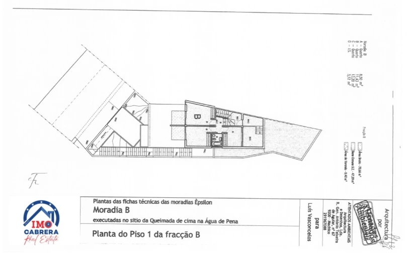 Moradia T3 para Venda em Agua de Pena Planta 1