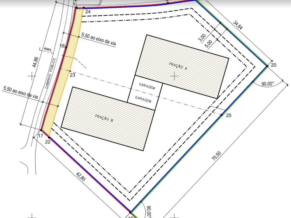 Terreno para Venda em Freiria Planta 2