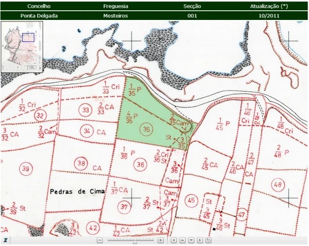 Terreno para Venda em Mosteiros Planta 1