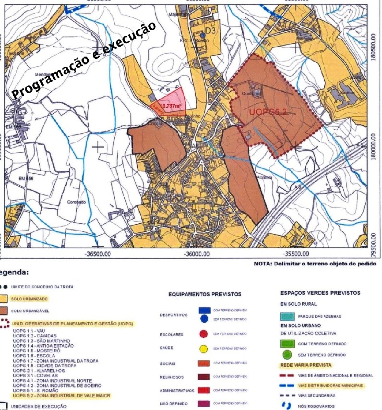 Terreno para Venda em Coronado (São Romão e São Mamede) Planta 2