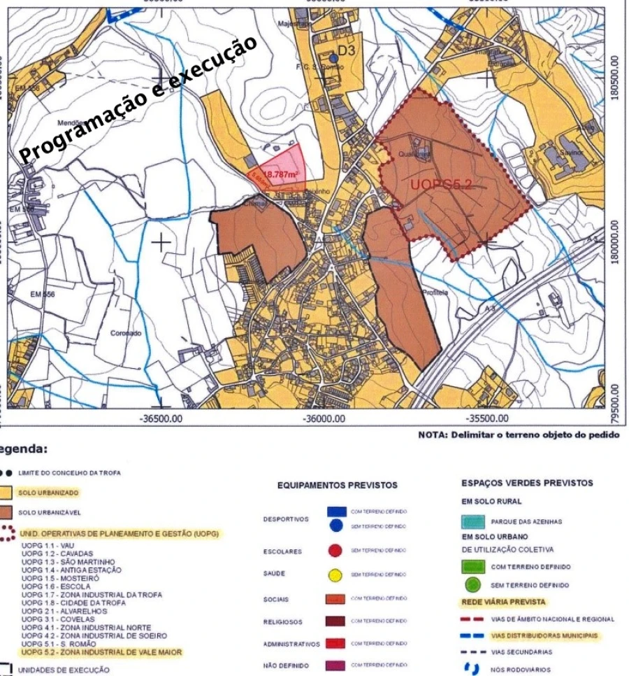 Terreno para Venda em Coronado (São Romão e São Mamede) Planta 2