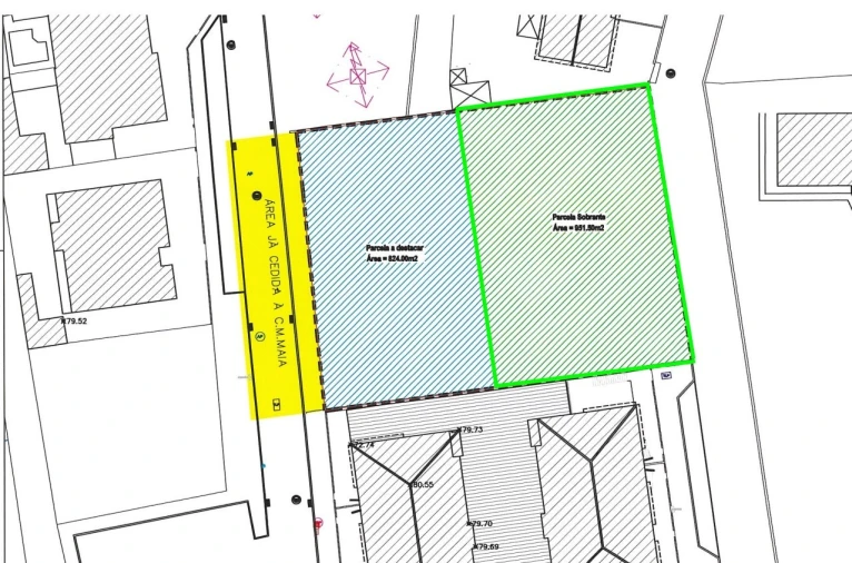 Terreno para Venda em Cidade da Maia Planta 1