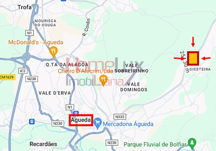 Terreno para Venda em Águeda e Borralha Foto 23