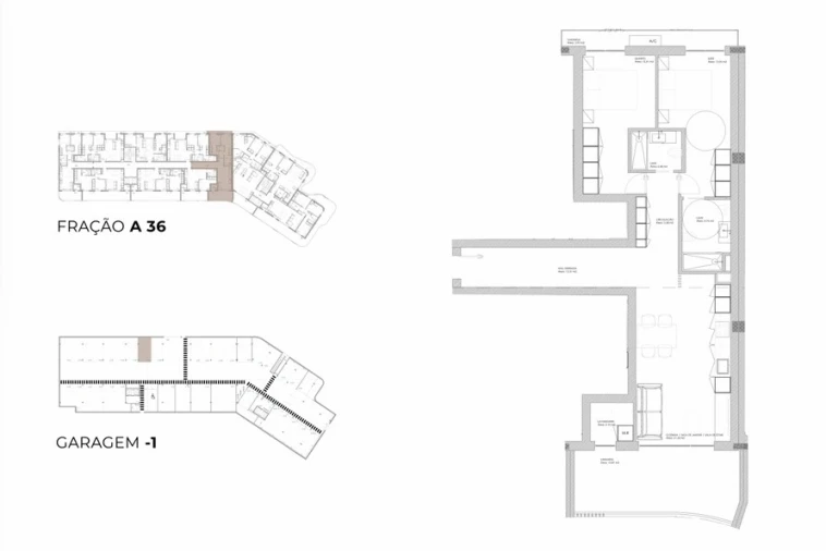 Apartamento T2 para Venda em Oliveira do Douro Planta 1