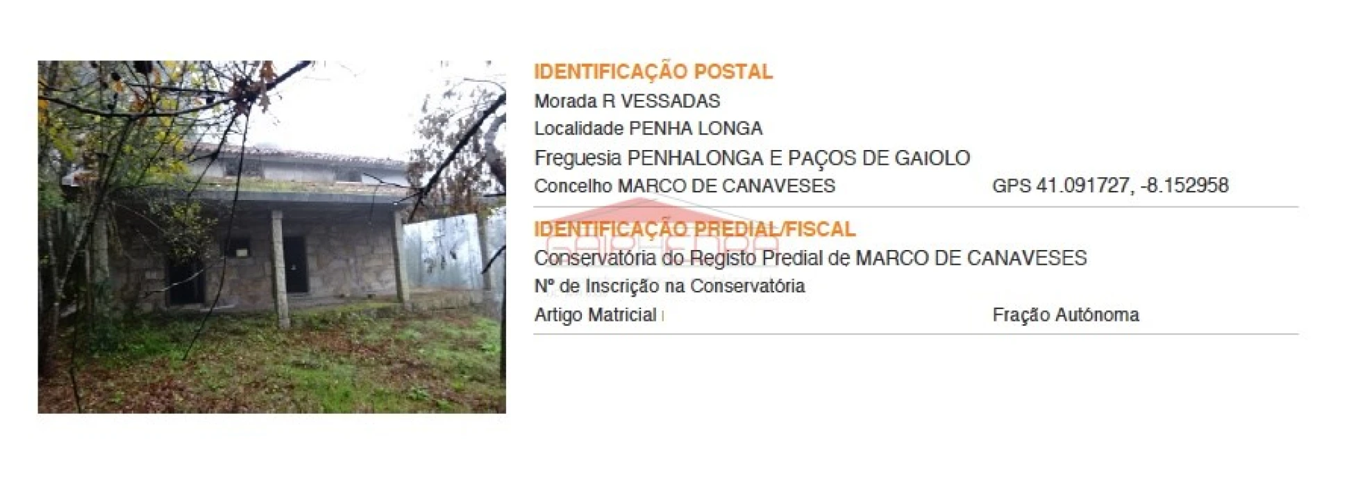 Terreno para Venda em Penhalonga e Paços de Gaiolo Foto 1