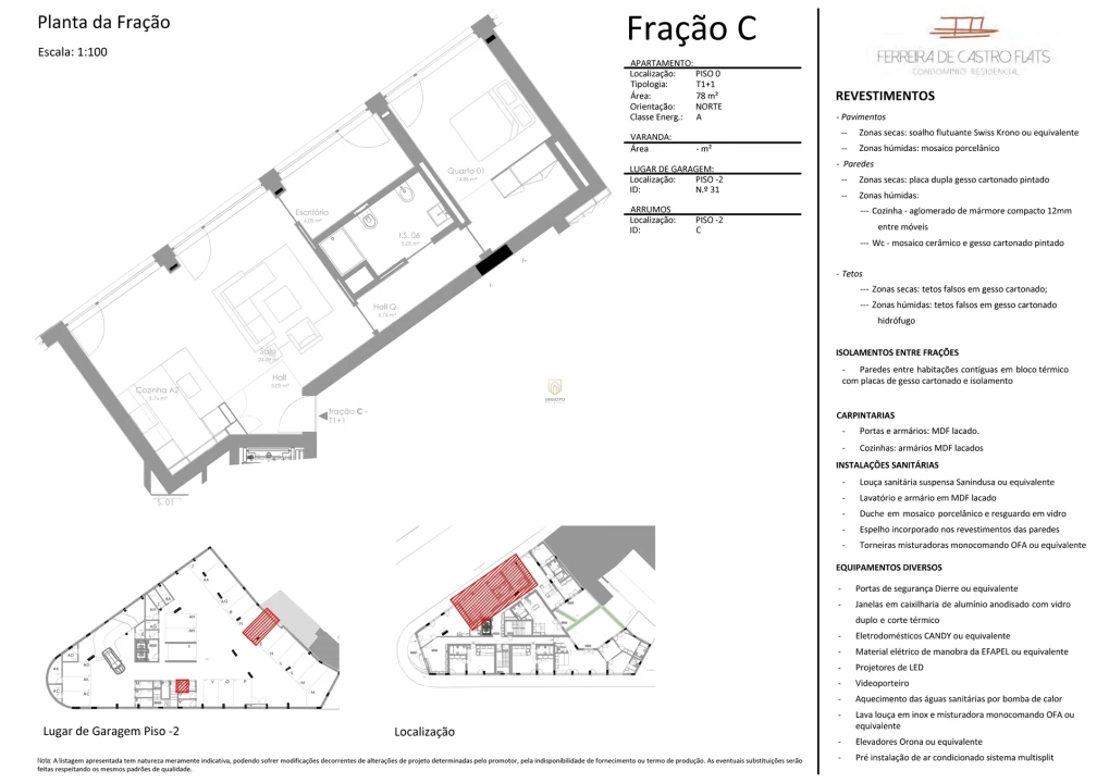 Apartamento T1 para Venda em Bonfim Foto 8