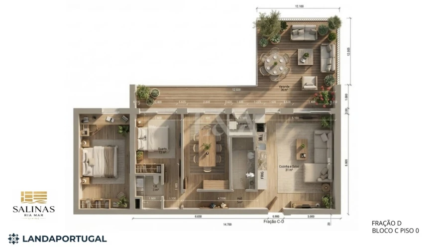 Apartamento T2 para Venda em Tavira (Santa Maria e Santiago) Foto 10