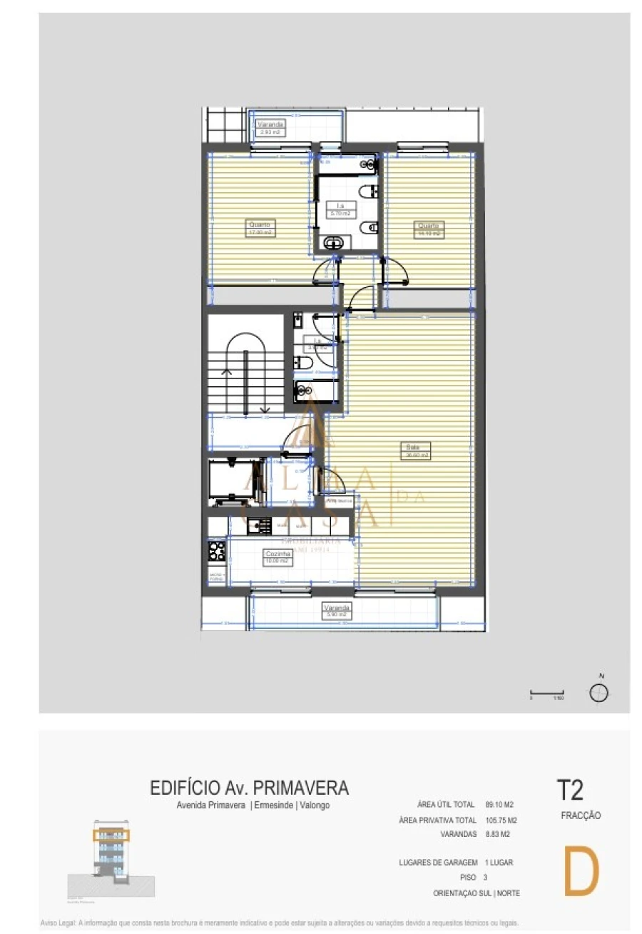 Apartamento T2 para Venda em Ermesinde Foto 13