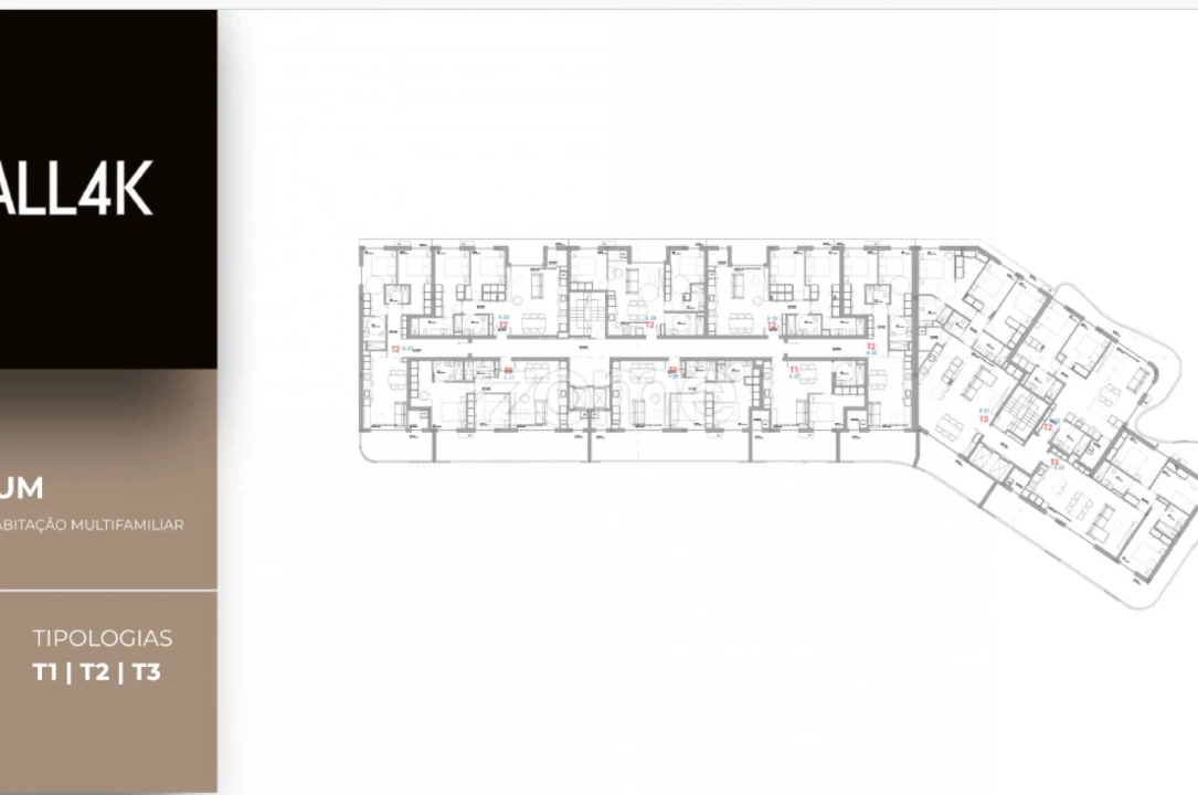 Apartamento T2 para Venda em Oliveira do Douro Planta 2