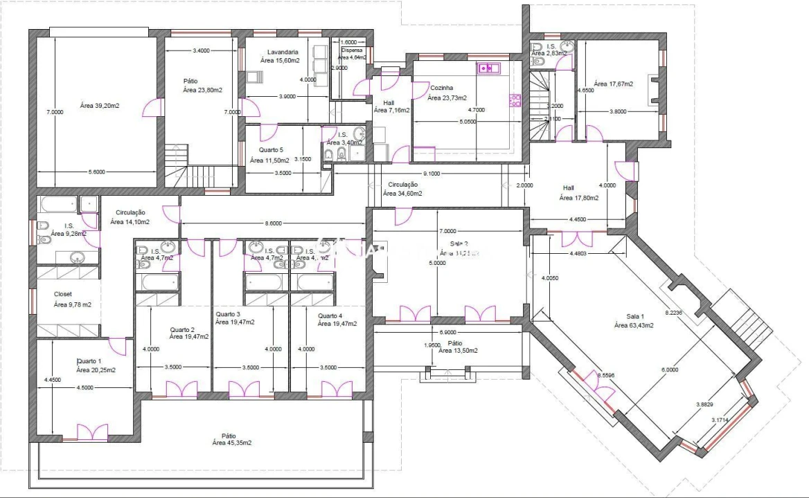 Apartamento T5 para Arrendamento em Lordelo Foto 29