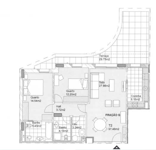 Apartamento T2 para Venda em Glória e Vera Cruz Foto 21