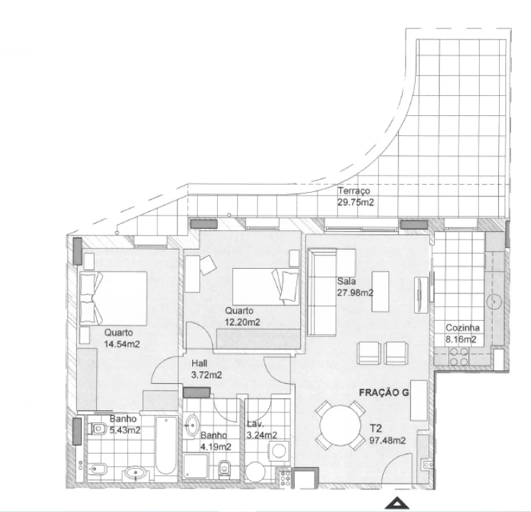 Apartamento T2 para Venda em Glória e Vera Cruz Foto 21