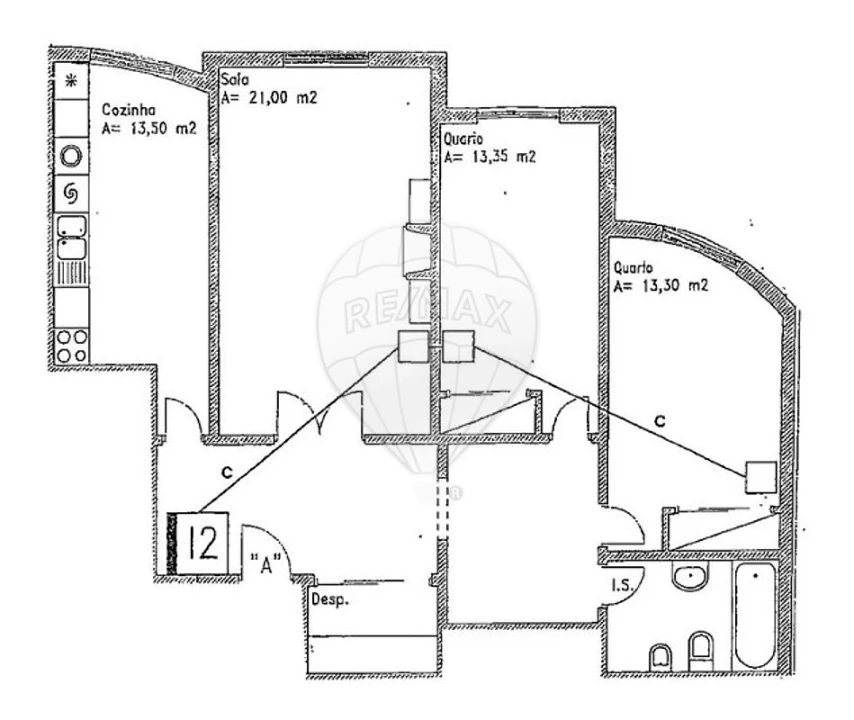 Apartamento T2 para Venda em Algueirão-Mem Martins Foto 14
