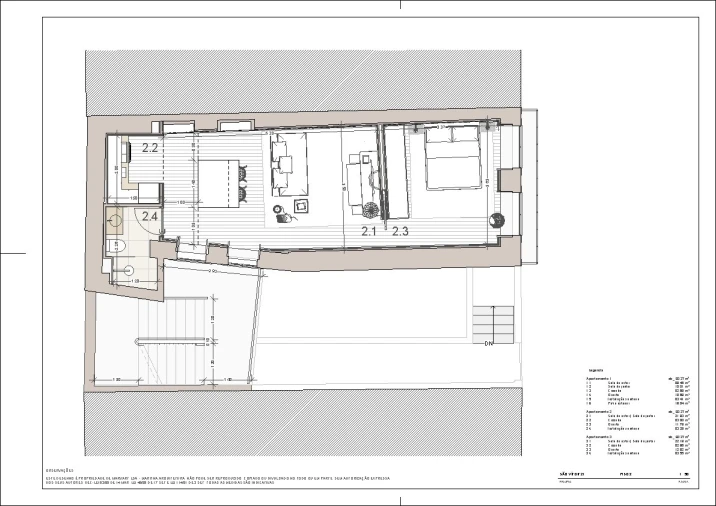 Apartamento T1 para Venda em Bonfim Planta 1