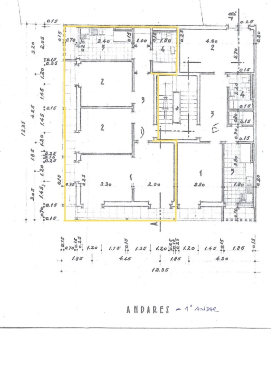 Apartamento T2 para Venda em Águas Livres Planta 1