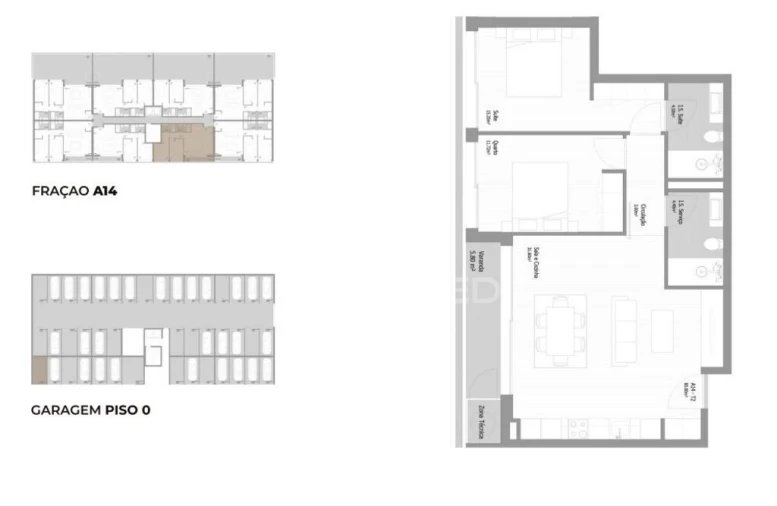 Apartamento T2 para Venda em Fânzeres e São Pedro da Cova Foto 15