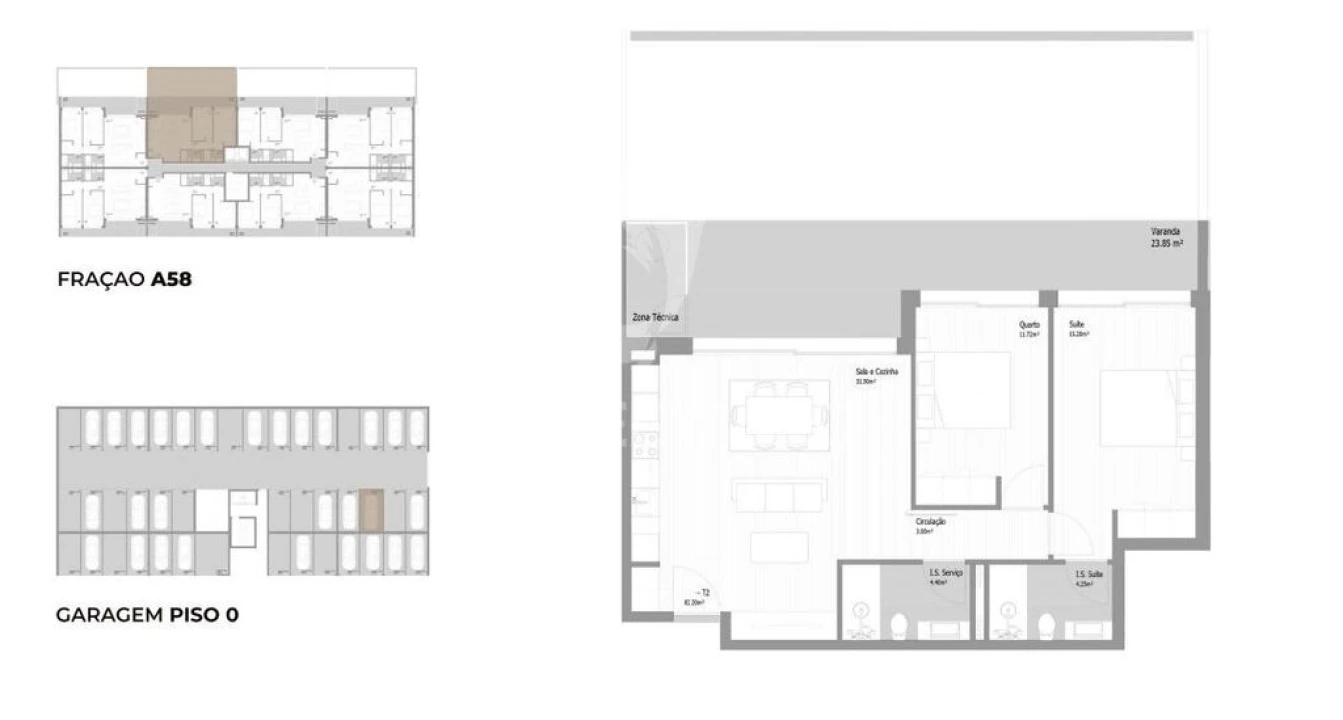 Apartamento T2 para Venda em Fânzeres e São Pedro da Cova Foto 15