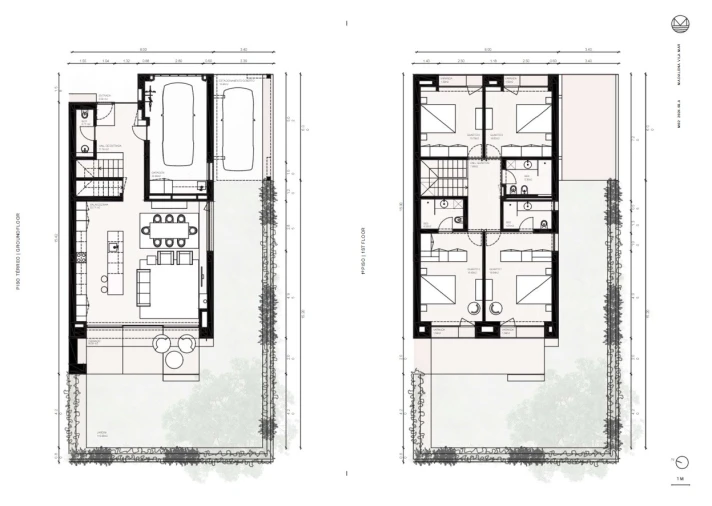 Moradia T4 para Venda em Madalena Planta 1