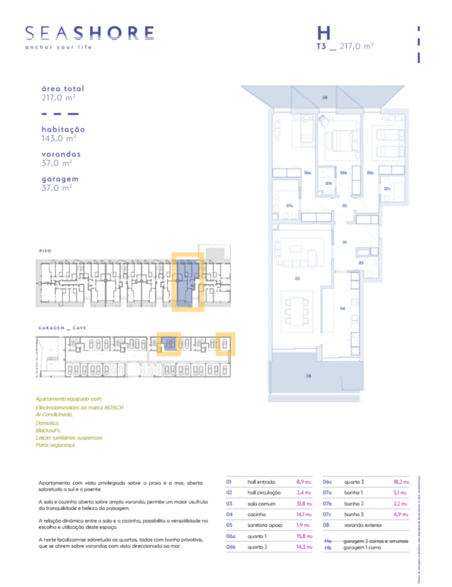 Apartamento T3 para Venda em Canidelo Foto 16