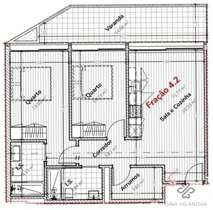 Apartamento T3 para Venda em Avintes Foto 8