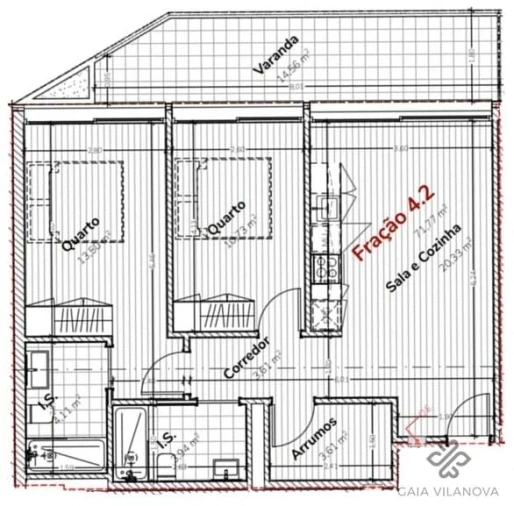Apartamento T3 para Venda em Avintes Foto 8