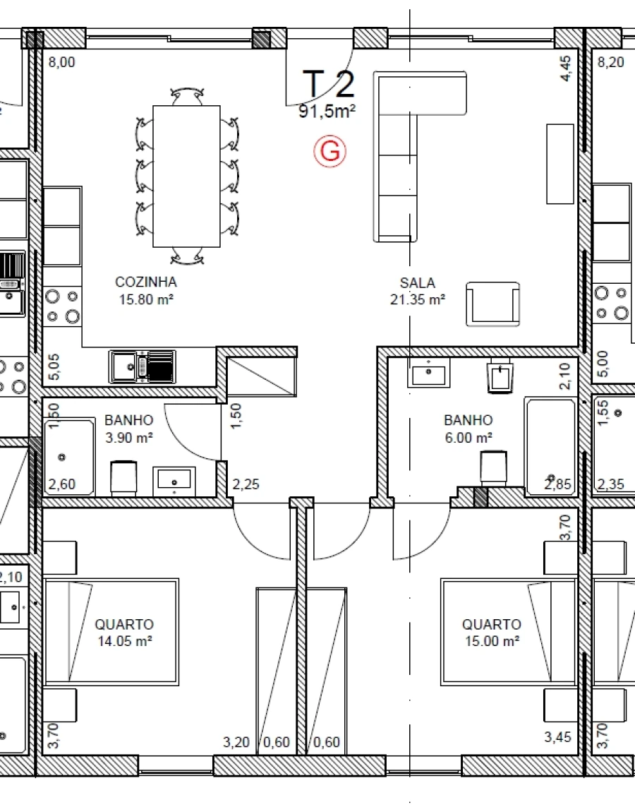 Apartamento T2 para Venda em O. Azeméis, Riba-Ul, Ul, Macinhata Seixa, Madail Planta 1