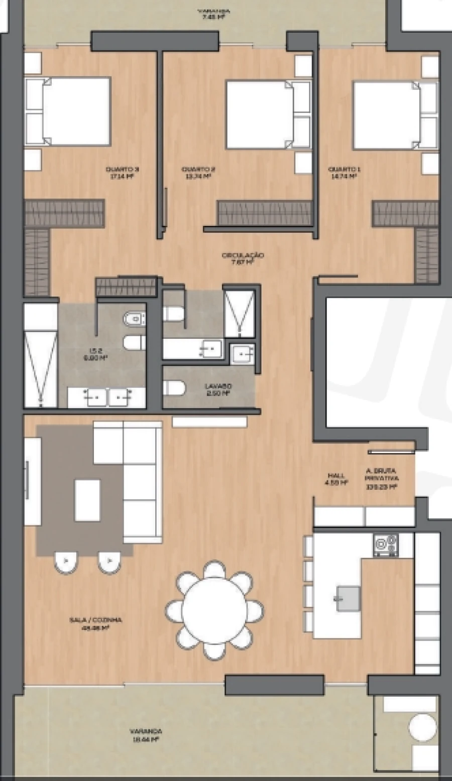 Apartamento T3 para Venda em Glória e Vera Cruz Foto 21