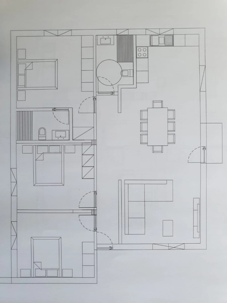 Apartamento T2 para Venda em Santa Marinha e São Pedro da Afurada Planta 1