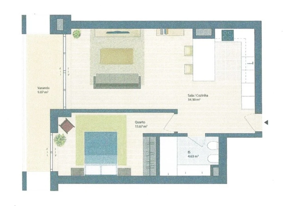 Apartamento T1 para Arrendamento em Seixal, Arrentela e Aldeia de Paio Pires Foto 29