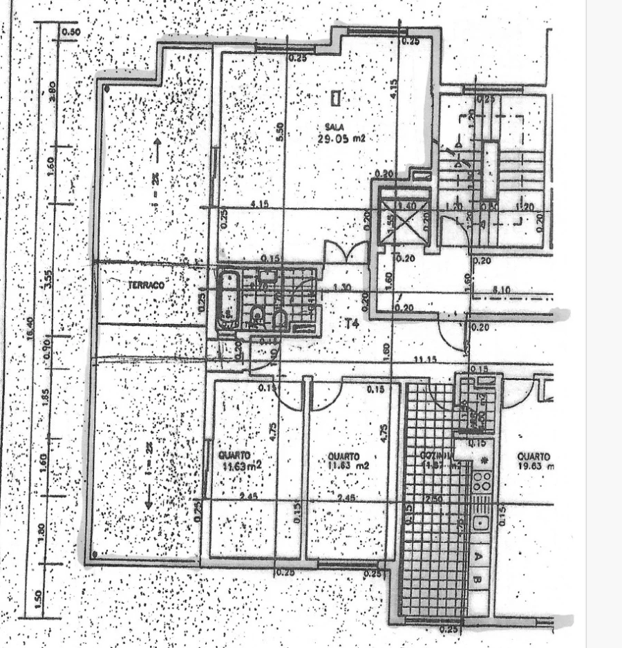 Apartamento T4 para Venda em Alto do Seixalinho, Santo André e Verderena Planta 1