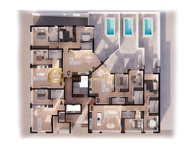 Apartamento T2 para Venda em Costa da Caparica Foto 20