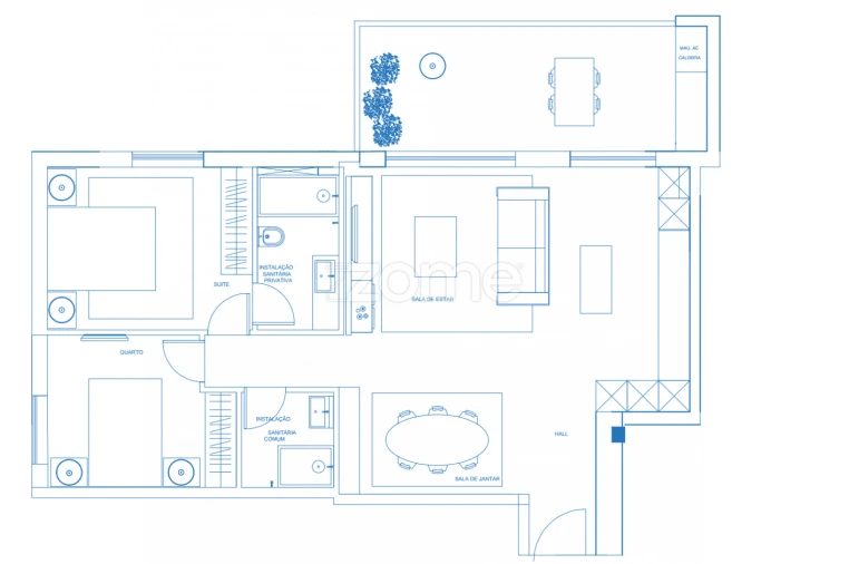 Apartamento T2 para Venda em Nogueira, Fraião e Lamaçães Foto 29