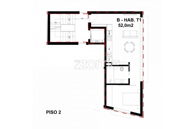 Apartamento T1 para Venda em Campanhã Foto 1