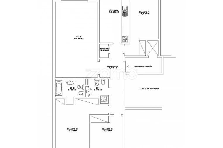 Apartamento T3 para Arrendamento em Carcavelos e Parede Foto 19