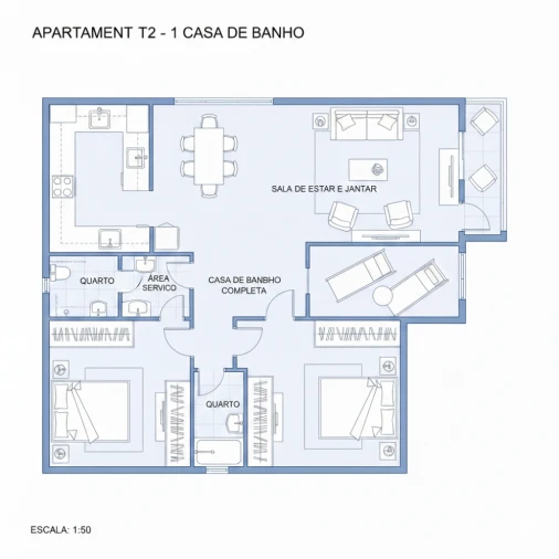 Apartamento T2 para Venda em Esgueira Foto 8