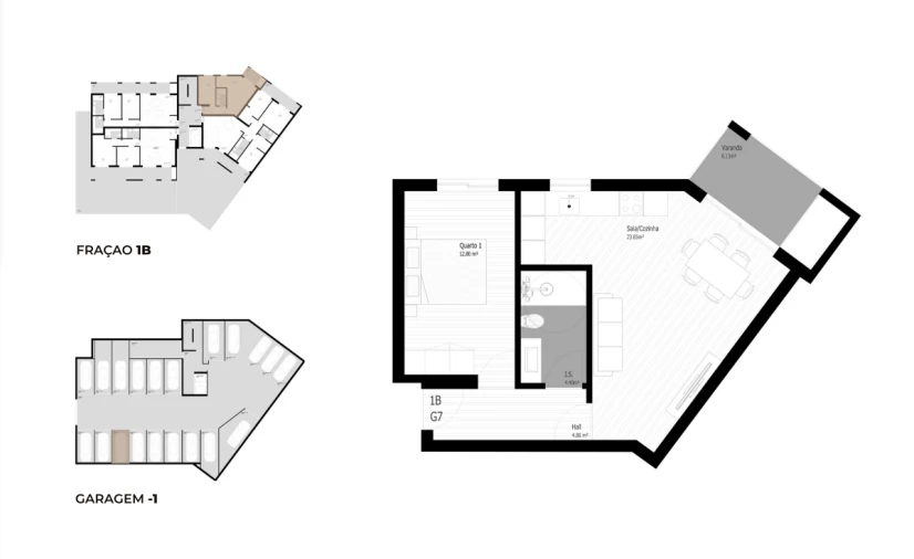 Apartamento T2 para Venda em Pedrouços Foto 14
