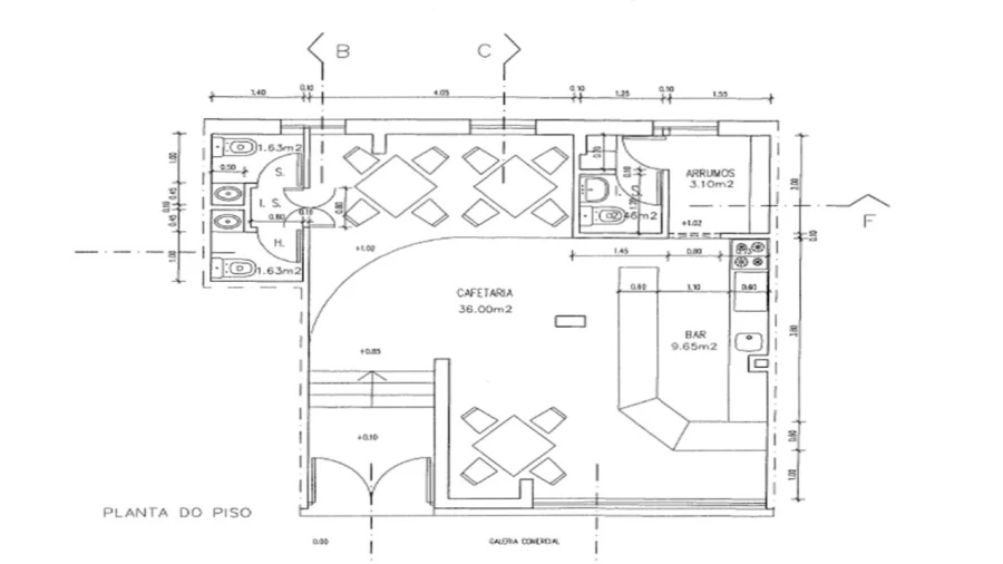 Negócio para Venda em Bacelo e Senhora da Saúde Planta 1