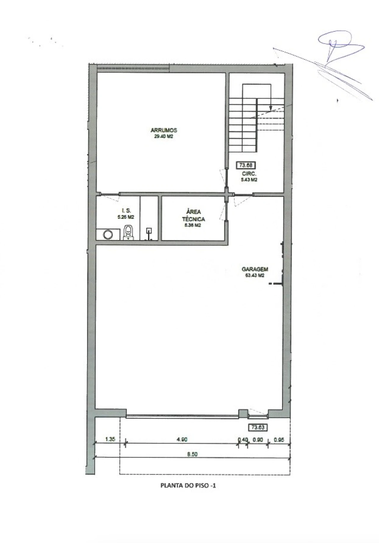 Moradia T4 para Venda em Quarteira Planta 3