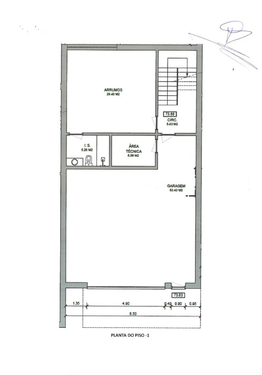 Moradia T4 para Venda em Quarteira Planta 3