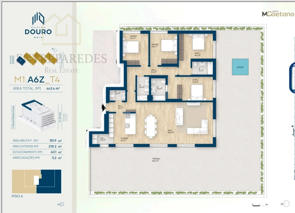 Apartamento T4 para Venda em Santa Marinha e São Pedro da Afurada Foto 7
